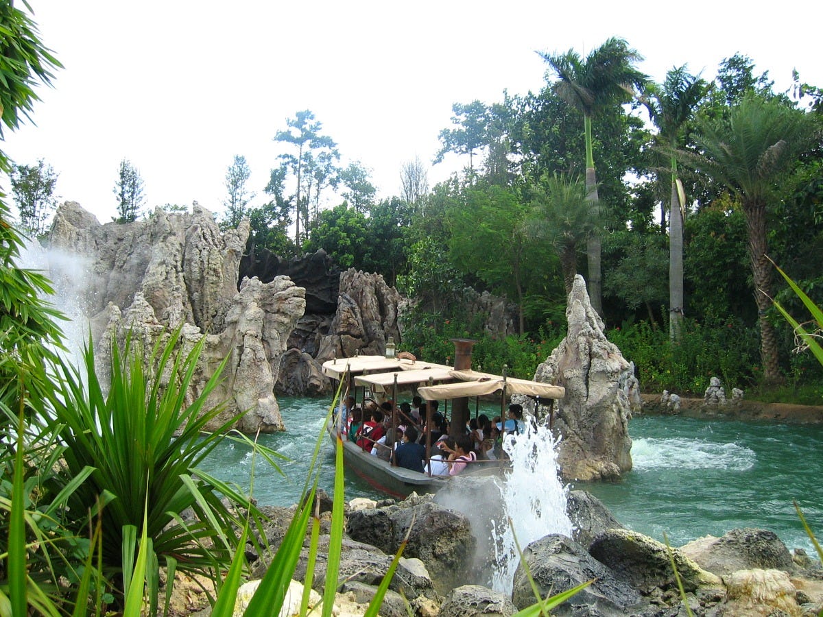 A Jungle River Cruise boat at Hong Kong Disneyland. Image: Wpcpey via Wikimedia Commons A Jungle River Cruise boat at Hong Kong Disneyland. Image: Wpcpey via Wikimedia Commons