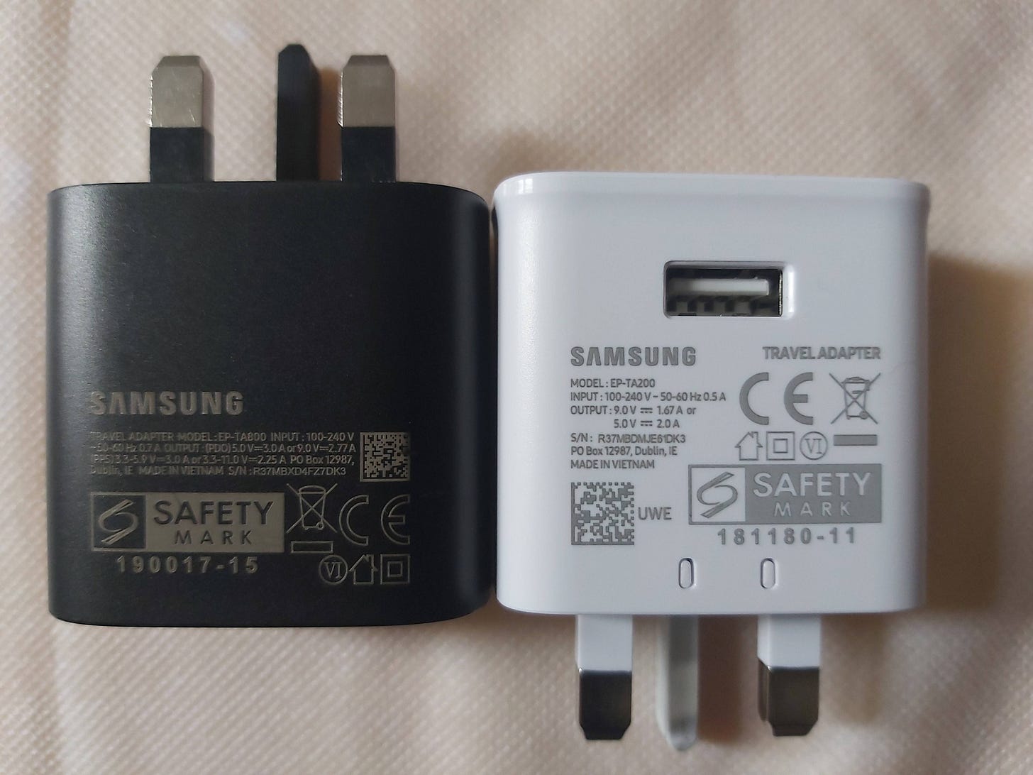 switch mode power supply - Why do these USB mobile phone chargers have  multiple output ratings? - Electrical Engineering Stack Exchange