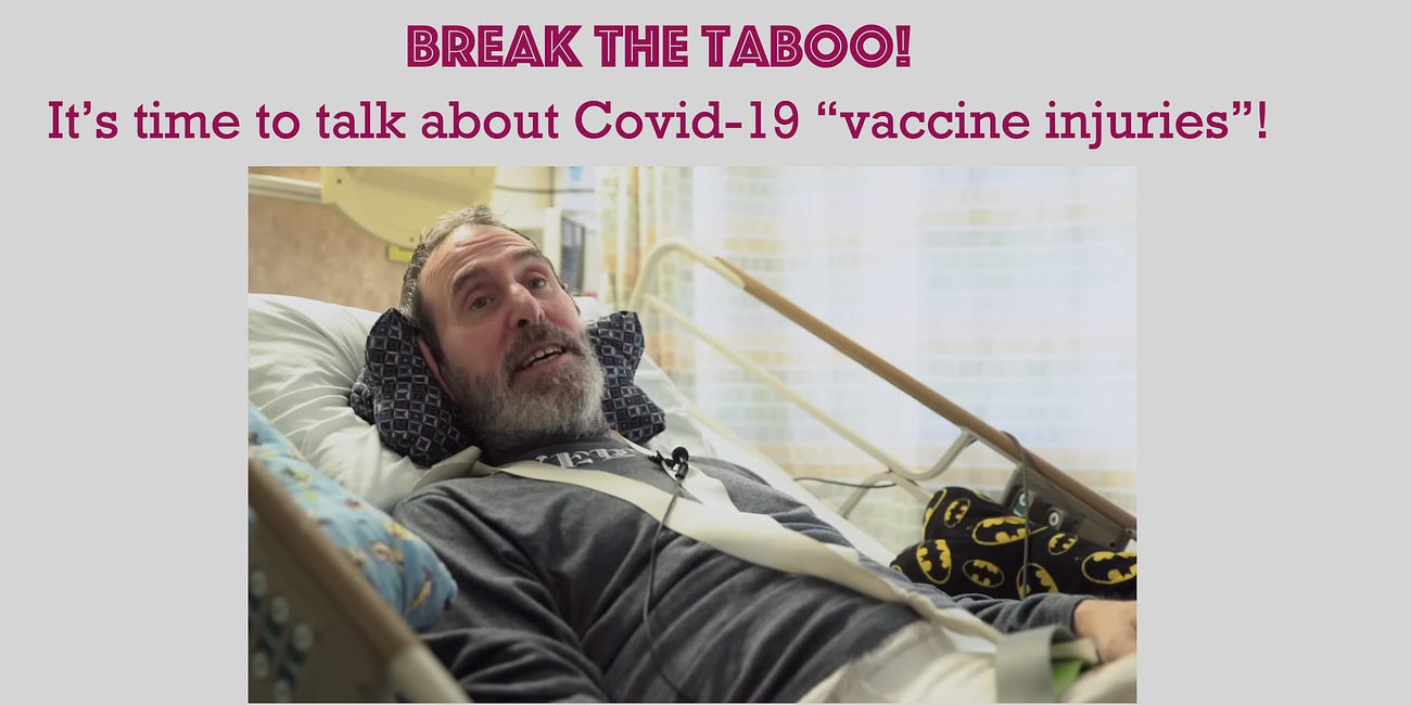 Breaking the Taboo on COVID-19 mRNA Vaccine Injury Victims - It is High Time to Talk About This!