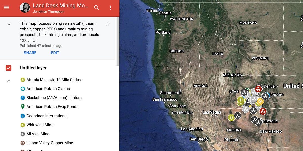 Introducing the Mining Monitor Map