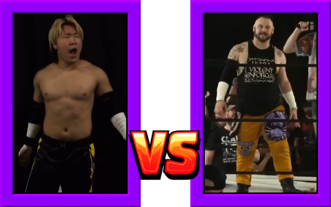 [Match Graphic: Daiju Wakamatsu vs. Bobby Beverly]