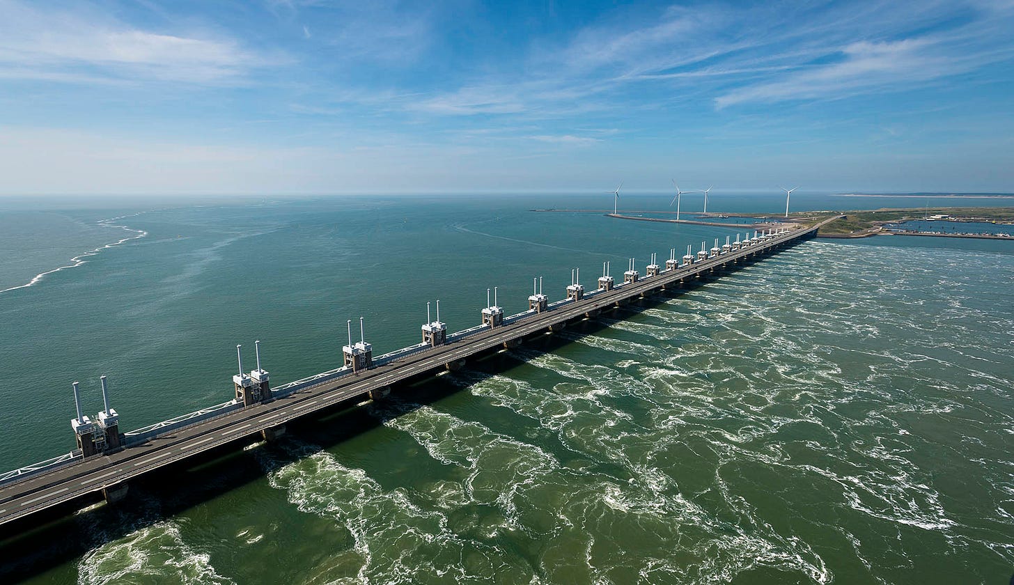 Oosterschelde storm surge barrier - Holland.com