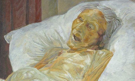 A detail from Daphne Todd’s Last Portrait of Mother 