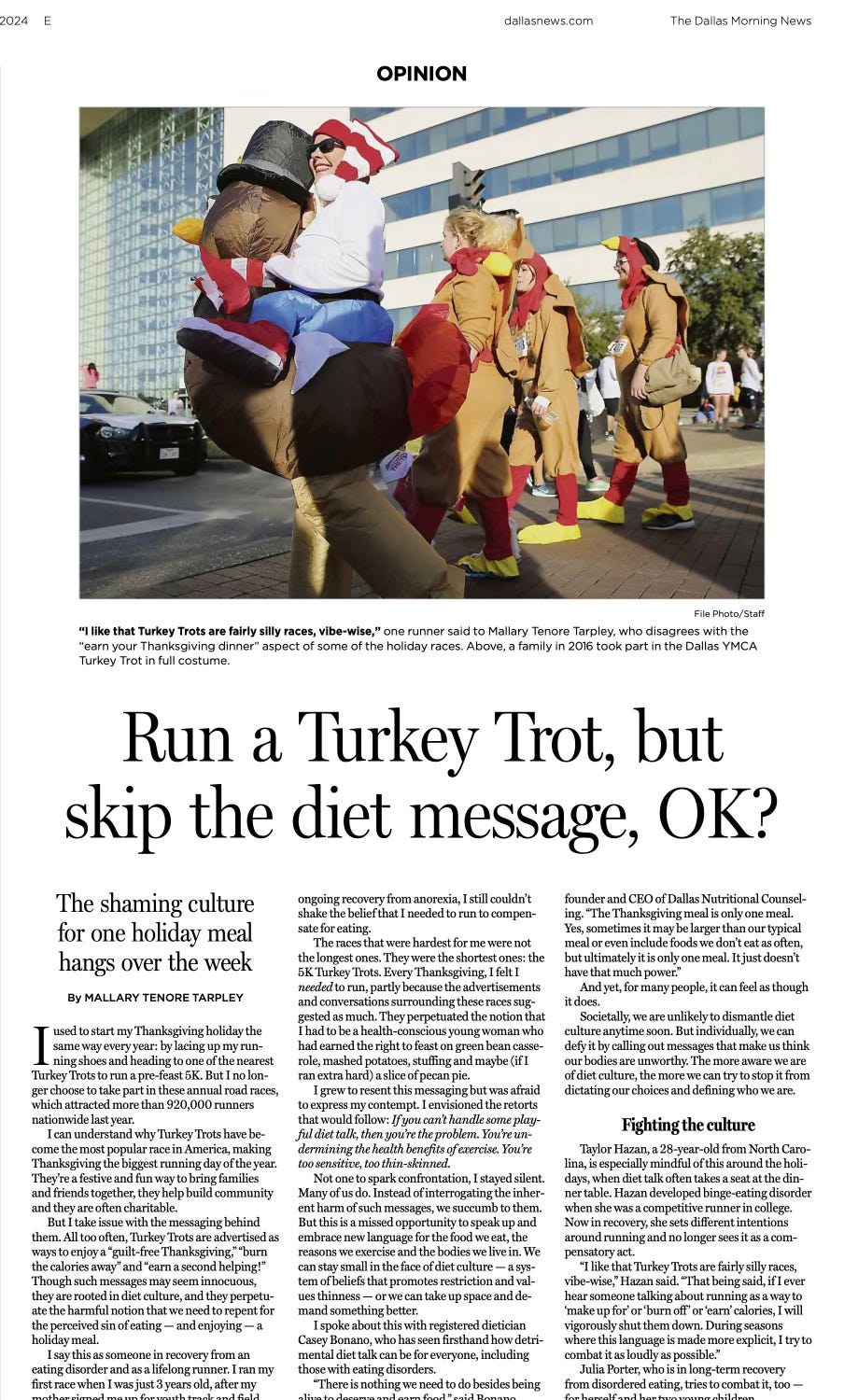 Dallas Morning News Opinion section