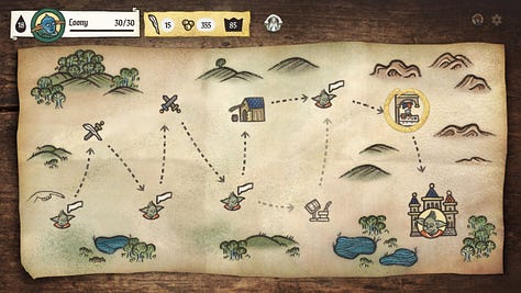Screenshots of Inkulinati