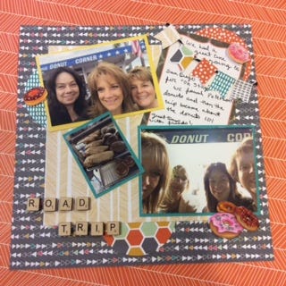 rukristin Awesome Ladies Project Scrapbook Challenges 2.3 Selfies