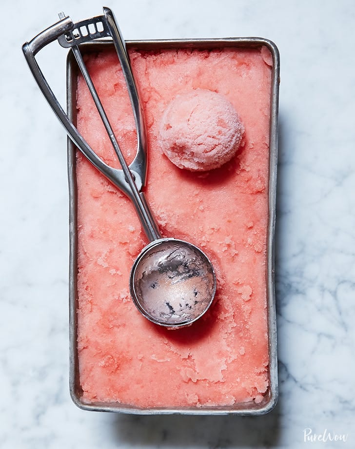 healthy midnight snacks: sorbet