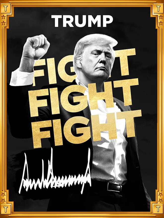 Trump Fight Card Trump Fight Card