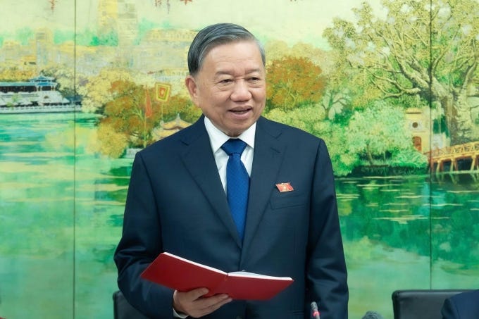 Tổng Bí thư Tô Lâm phát biểu tại tổ. Ảnh: Hoàng Phong Tổng Bí thư Tô Lâm phát biểu tại tổ. Ảnh: Hoàng Phong