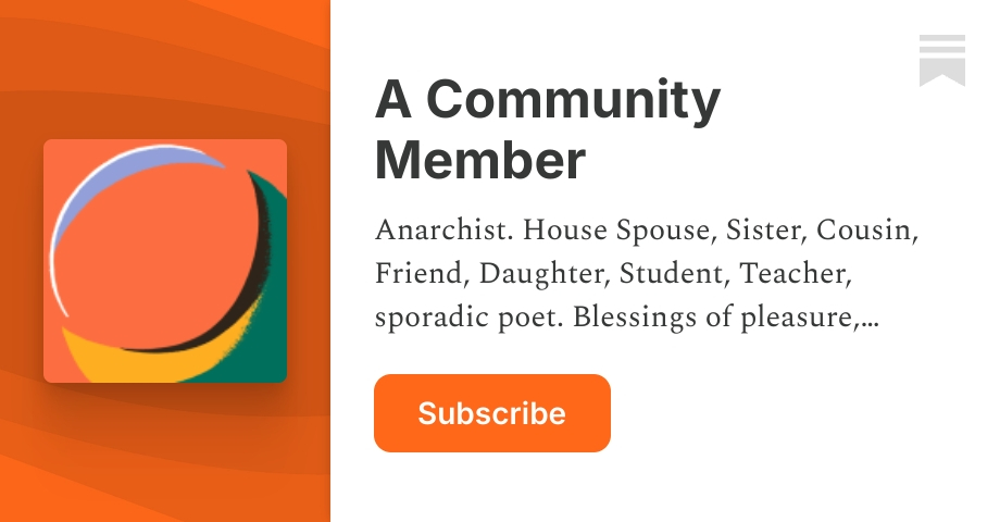 A Community Member | Substack