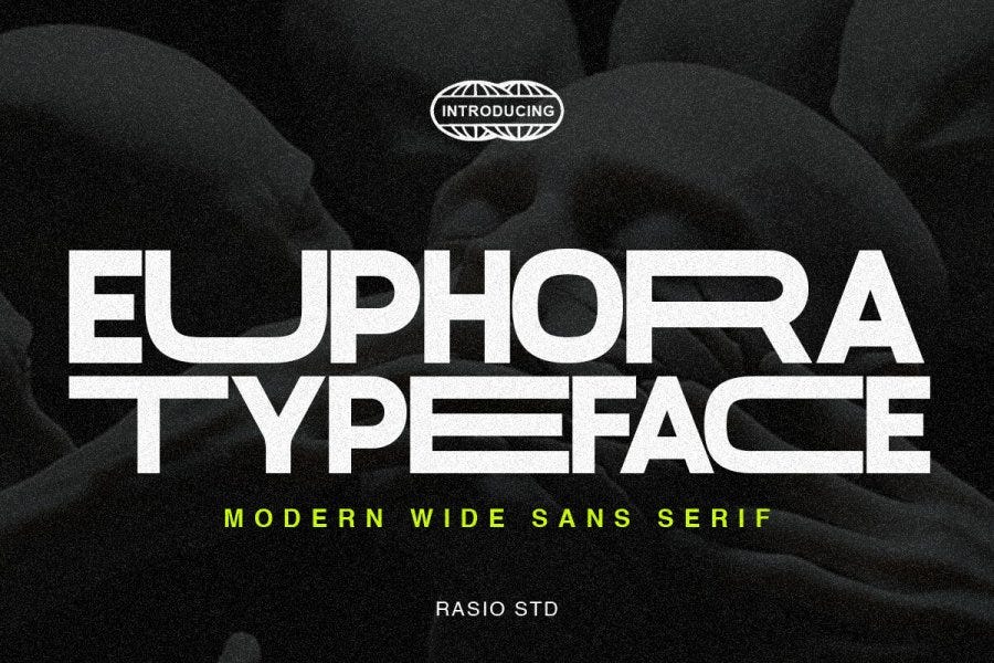 Euphora Wide Sans Serif Typeface