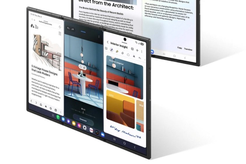 Galaxy Z TriFold display