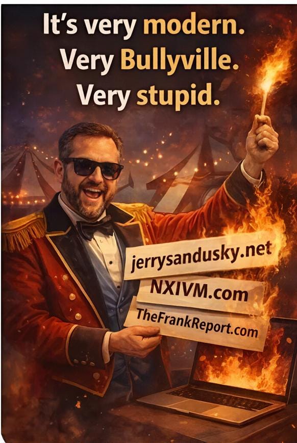 Bullyville Blows Smoke: James McGibney’s Bullyville runs on threats, spoofed domains, and empty promises of scorched earth.