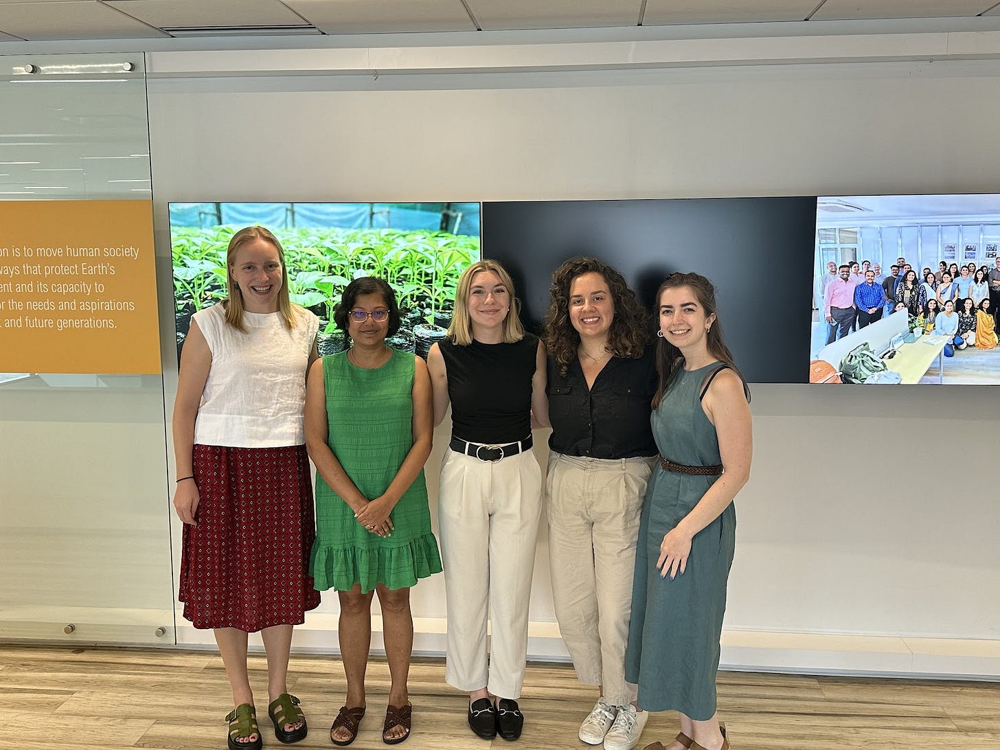 Photo of DFP and WRI teams