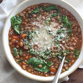 Easy Slow Cooker Italian Lentil Soup