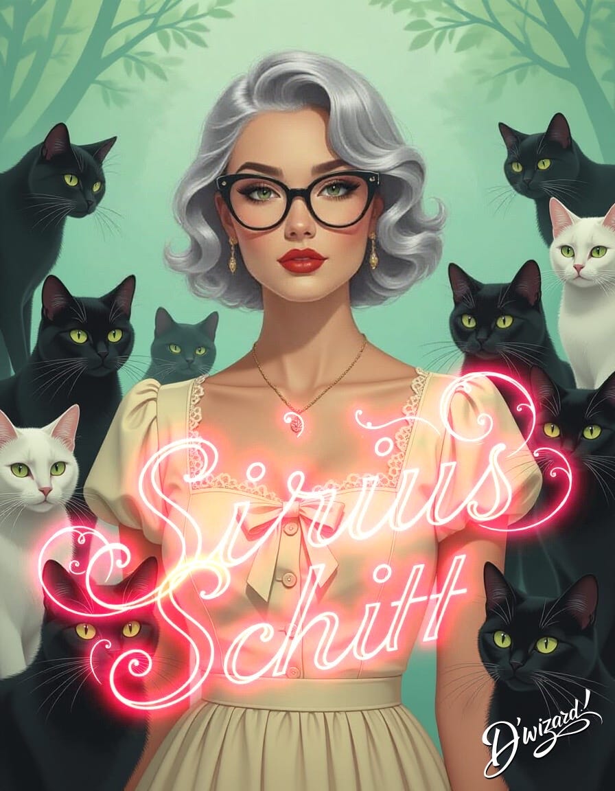 MEET SIRIUS SCHITT: SCHRÖDINGER'S CAT LADY