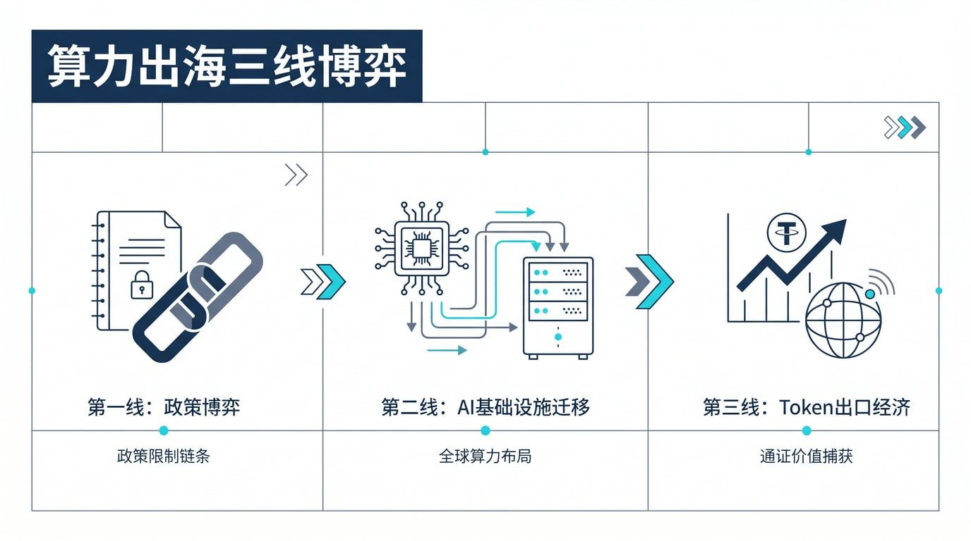 算力出海三线博弈 - 公众号封面