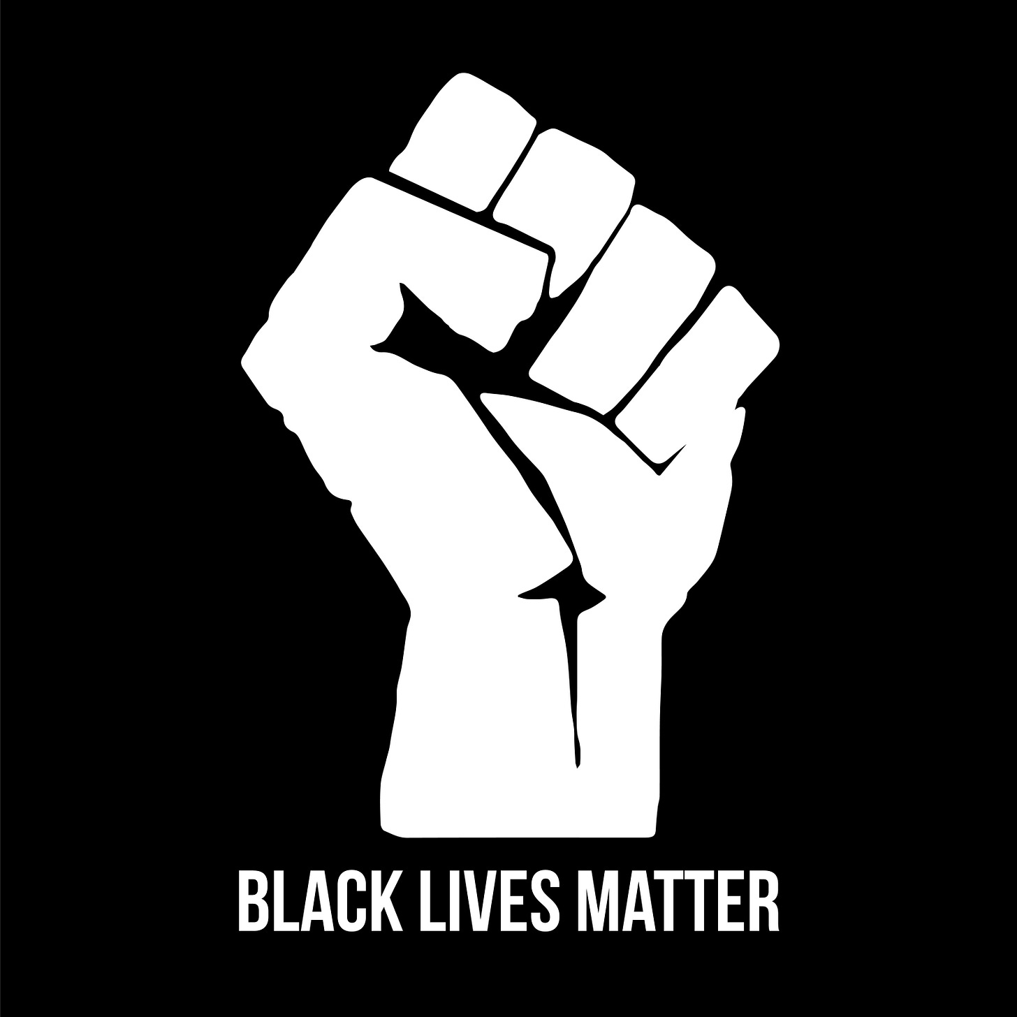 Printique Art Decal - Black Fist Black Lives Matter - 8" x 5" - Sticker ...