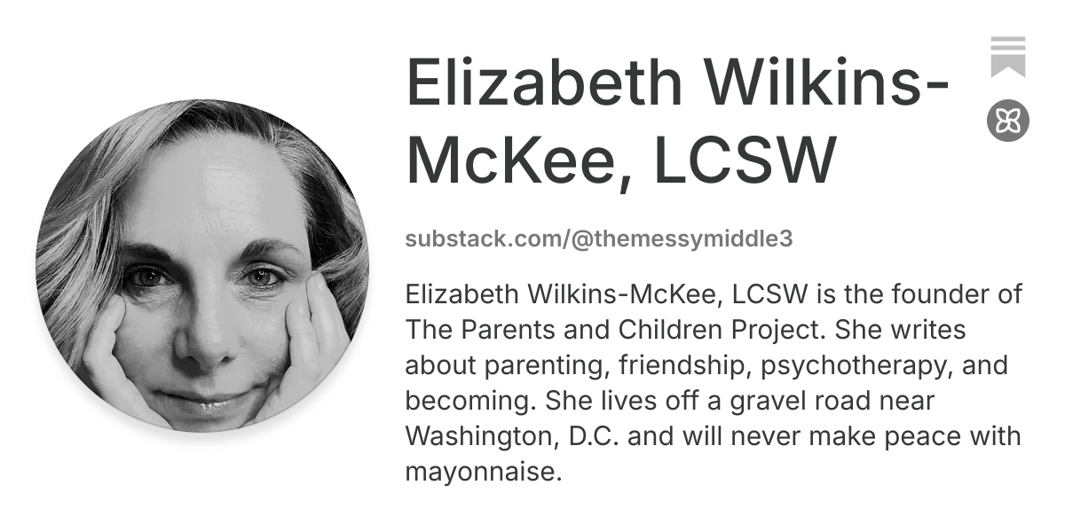 Elizabeth Wilkins-McKee, LCSW | Substack
