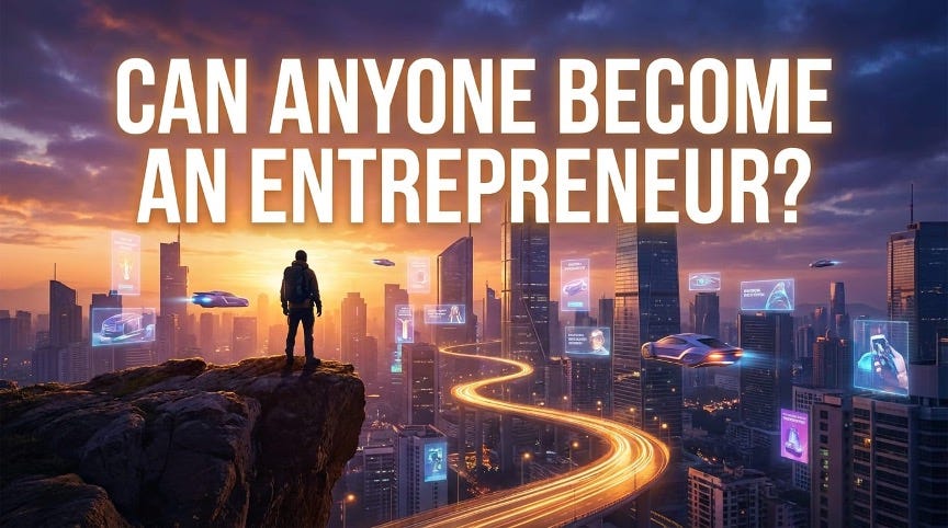 Can Anyone Become an Entrepreneur?