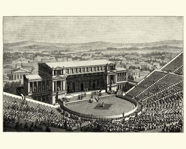 440+ Ancient Greek Theatre Illustrations, Royalty-Free Vector Graphics &  Clip Art - iStock | Epidarus