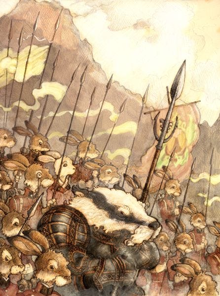 Army of Salamandastron - Epic Fantasy Artwork by Finding-Redwall