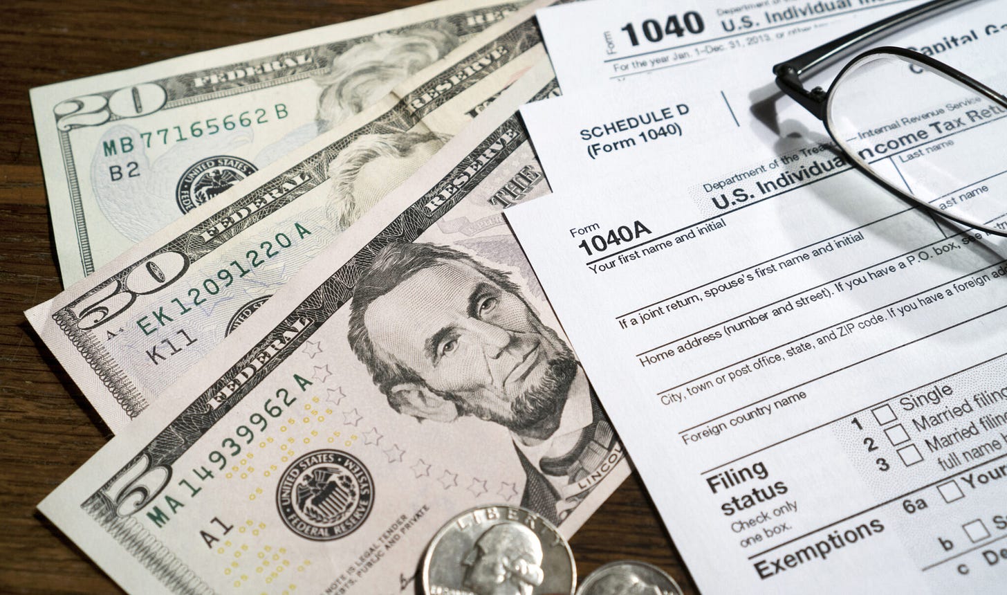  Money and tax forms (Credit: Flickr/Creative Commons)
