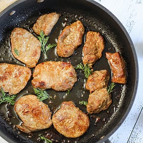 Ginger Garlic Pork Tenderloin Medallions