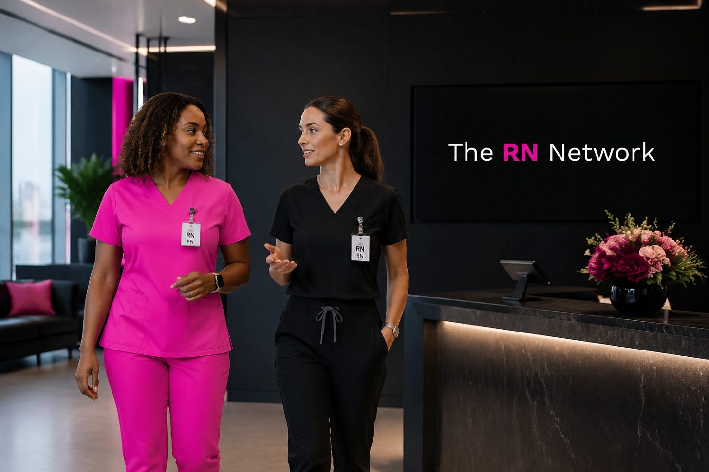 Nurses Collaborating