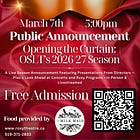 Owen Sound Little Theatre to Unveil 2026/27 Season Playbill Live on March 7 at the Roxy Theatre