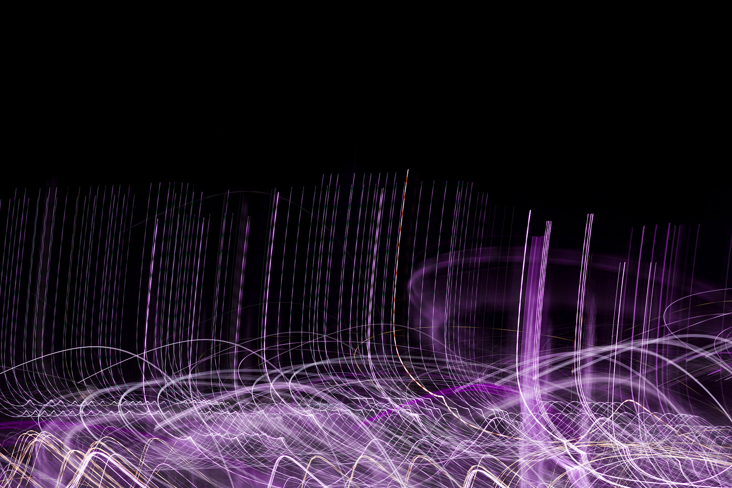 purple lights in layers and webs