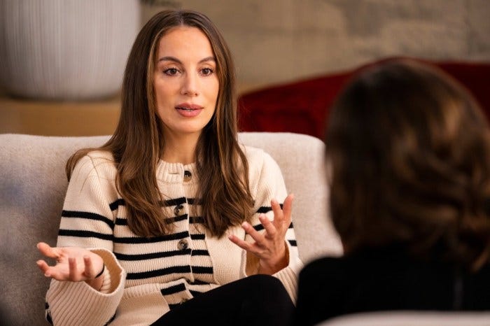 Mira Murati discusses AI's potential during an interview in 2023