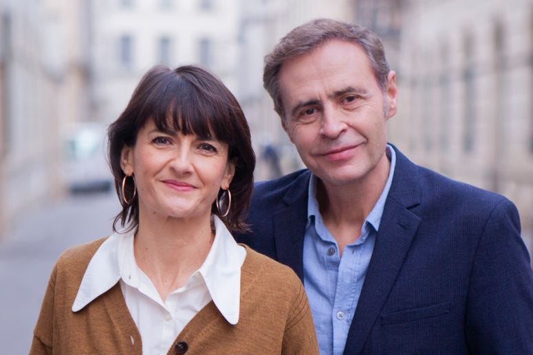 Caroline Michel-Aguirre et Matthieu Aron
