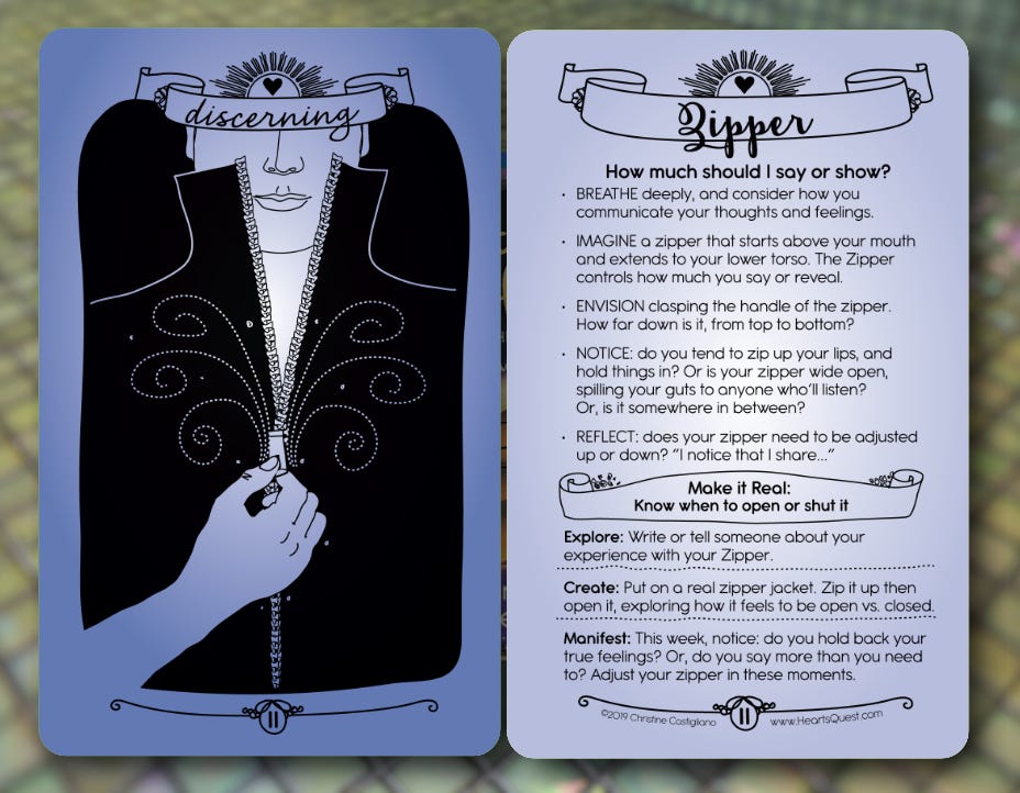 The Zipper tool for discerning speech The Zipper tool for discerning speech