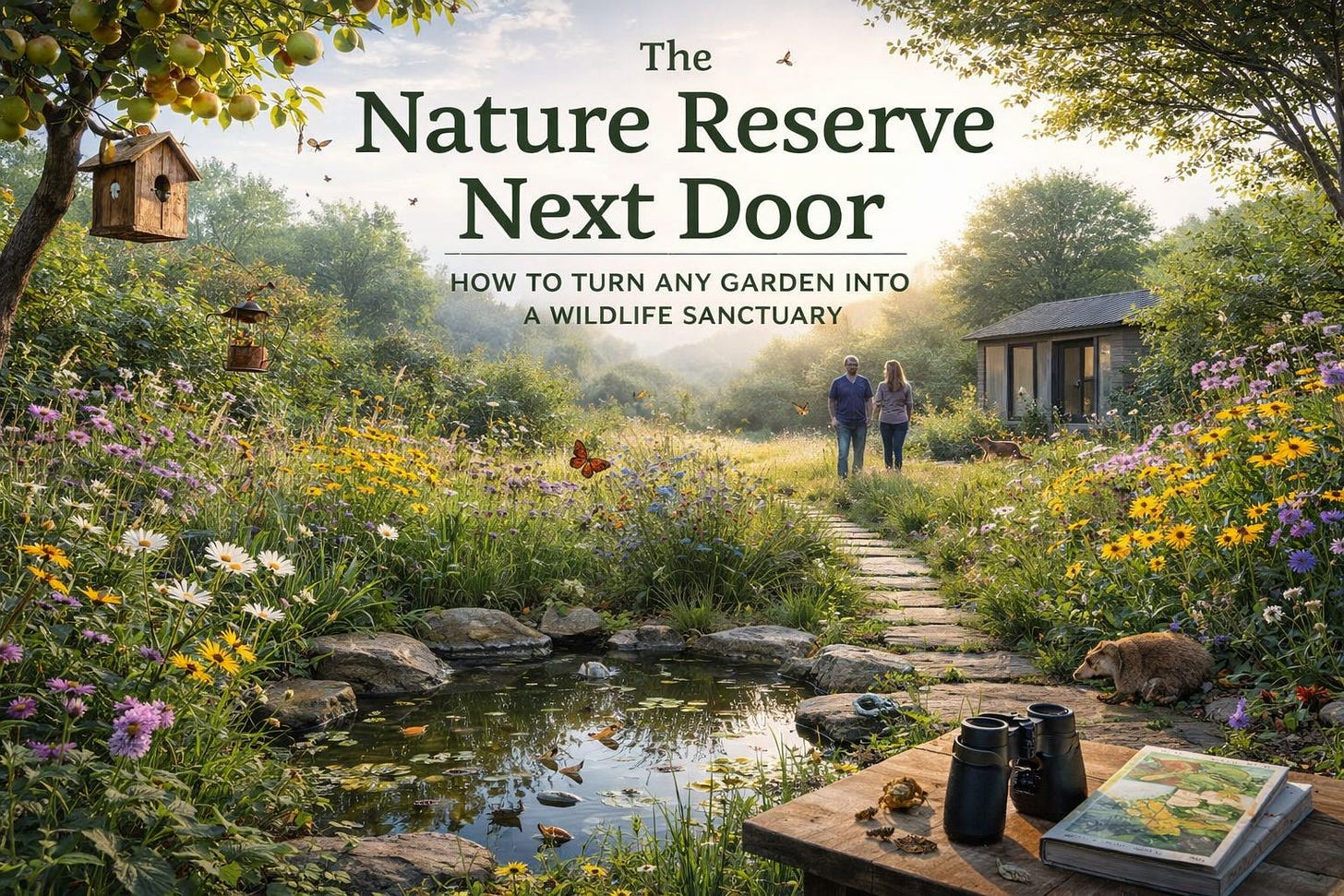 Book Cover Image for 'The Nature Reserve Next Door'