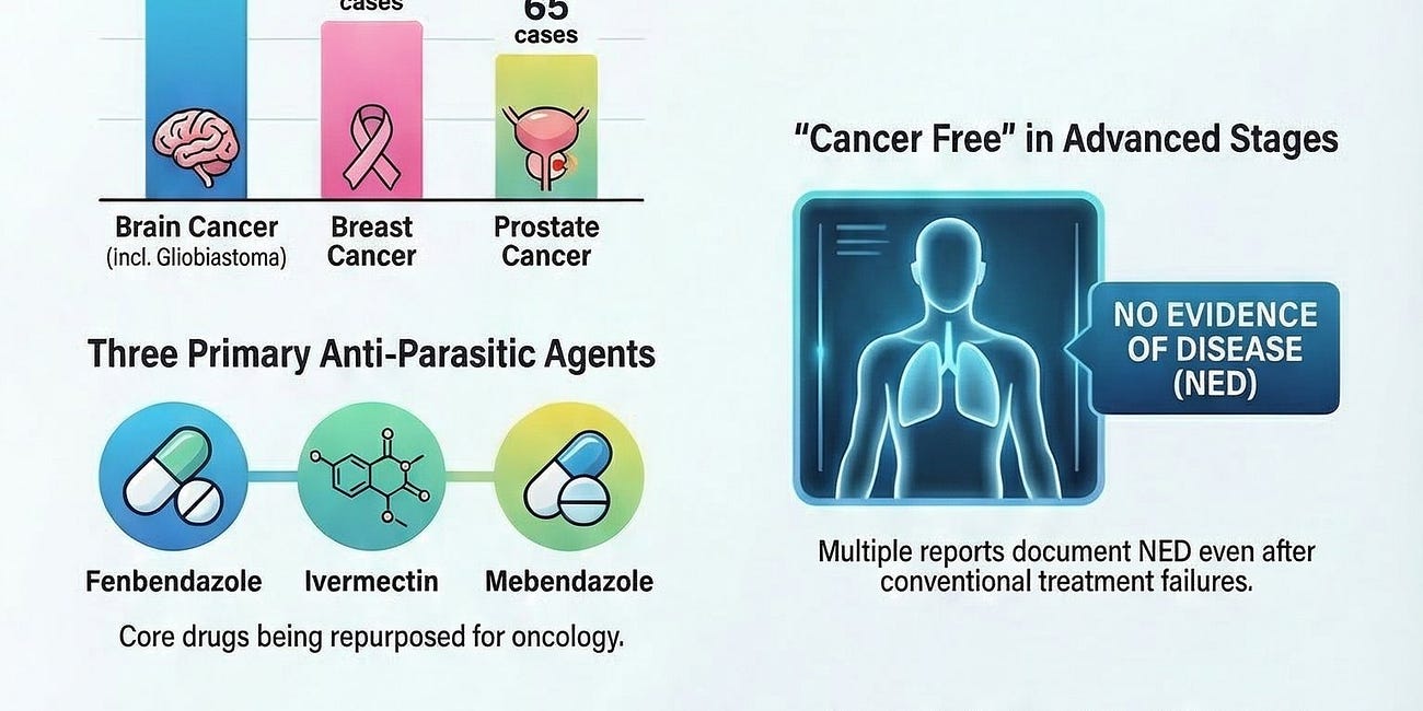 Ivermectin, Fenbendazole, Mebendazole, and Niclosamide for Cancer: Science, Real Stories & Protocols (2026 Guide)