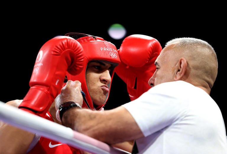 Imane Khelif is competing at her second Olympics (Getty)