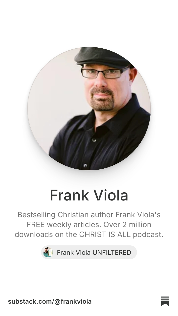 Frank Viola | Substack