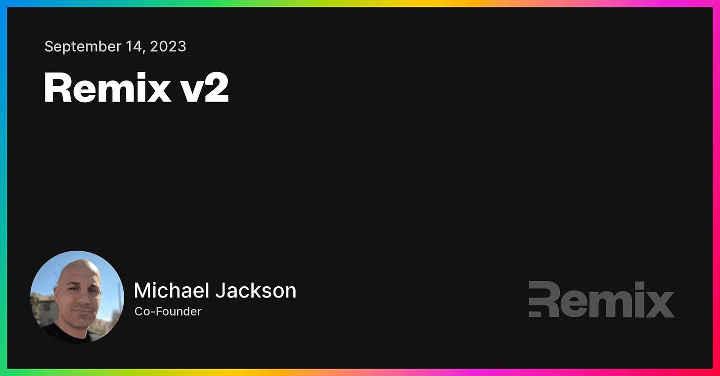Remix v2 Remix v2
