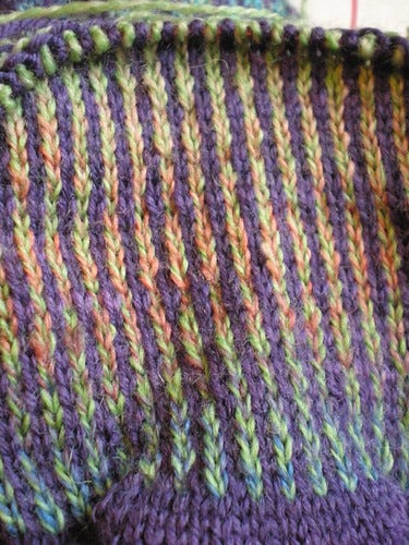 Striped Fairisle Knitting Striped Fairisle Knitting