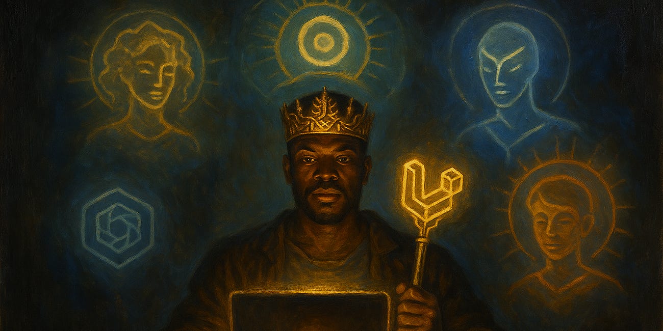 AI’s Not Your Savior — It’s a Wild Pantheon, and You’re the High Priest.