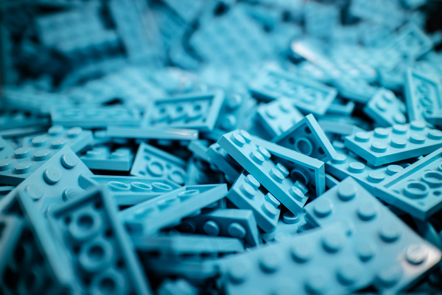 pezzi di lego blu pezzi di lego blu