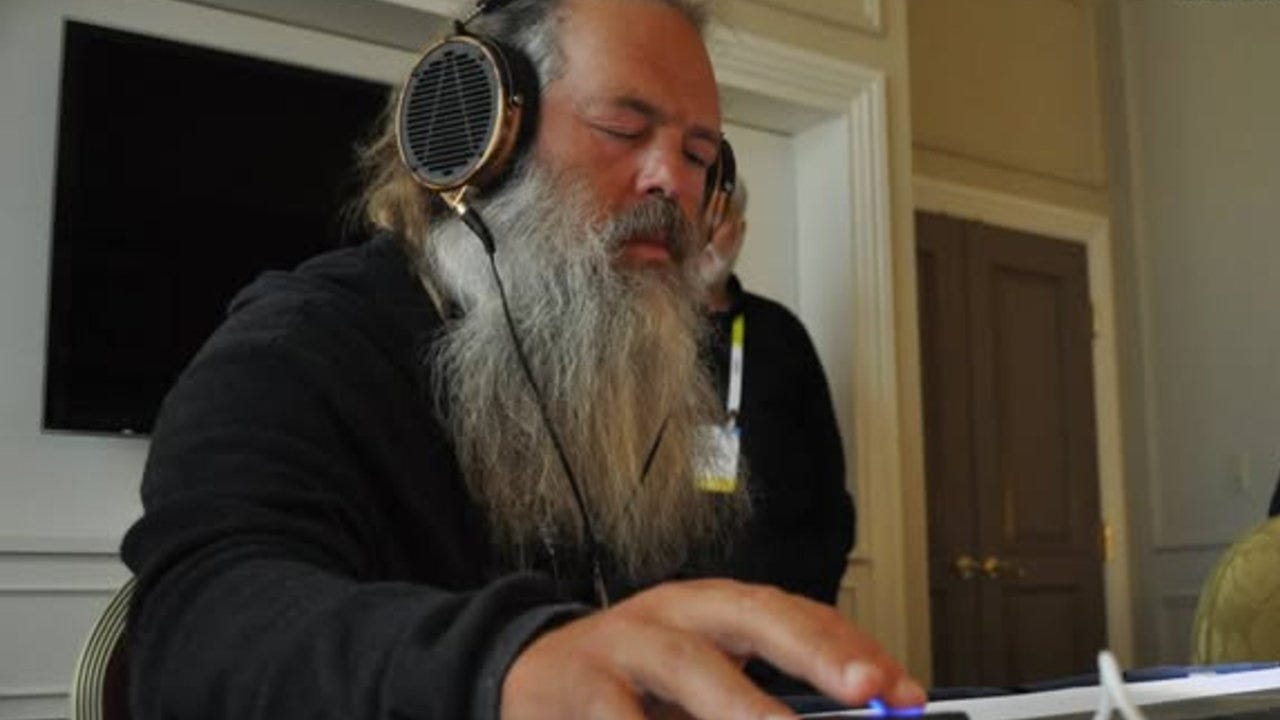 Rick Rubin Wearing Headphones | Know Your Meme
