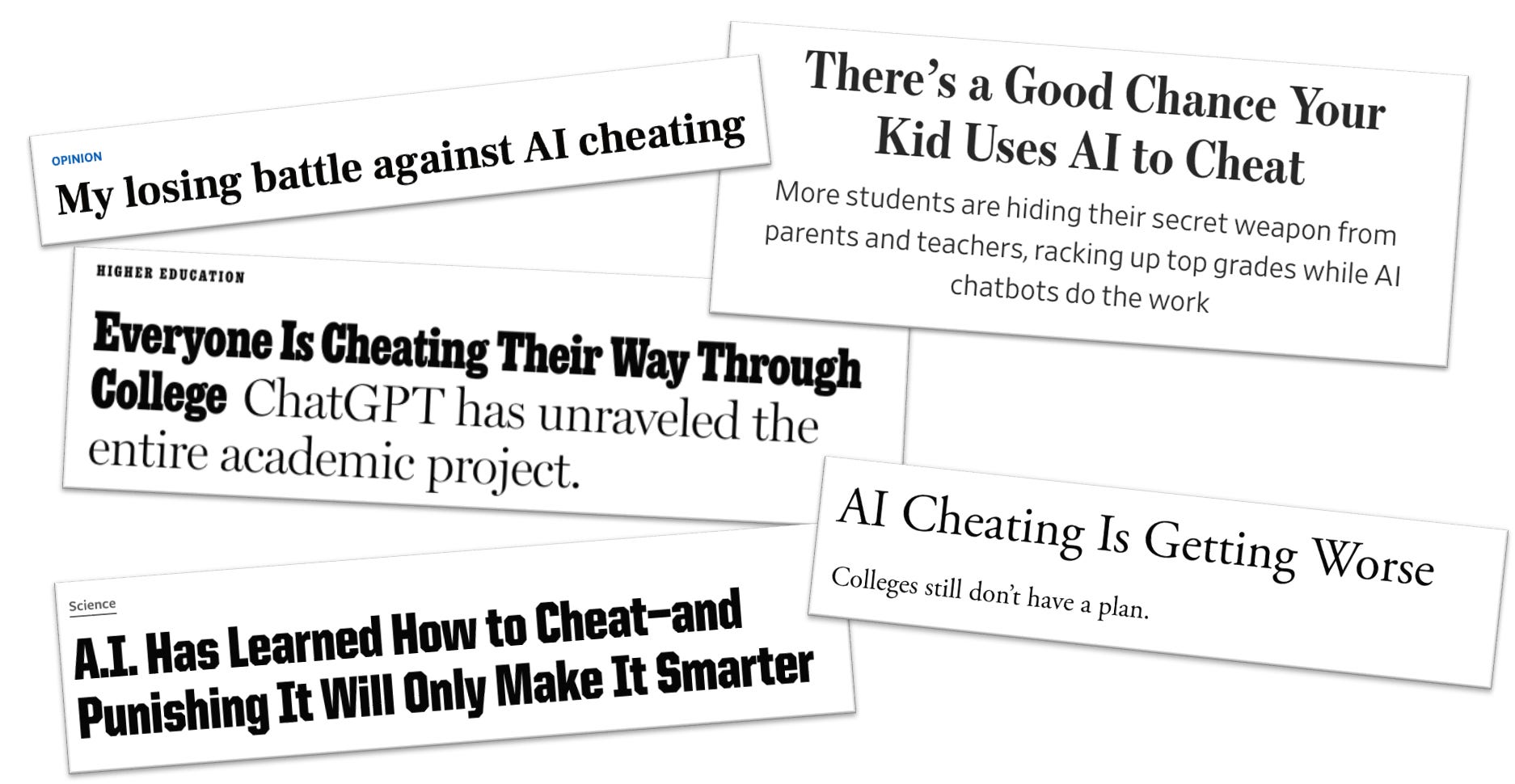 5 Ways to Stop AI Cheating - by Ted Gioia