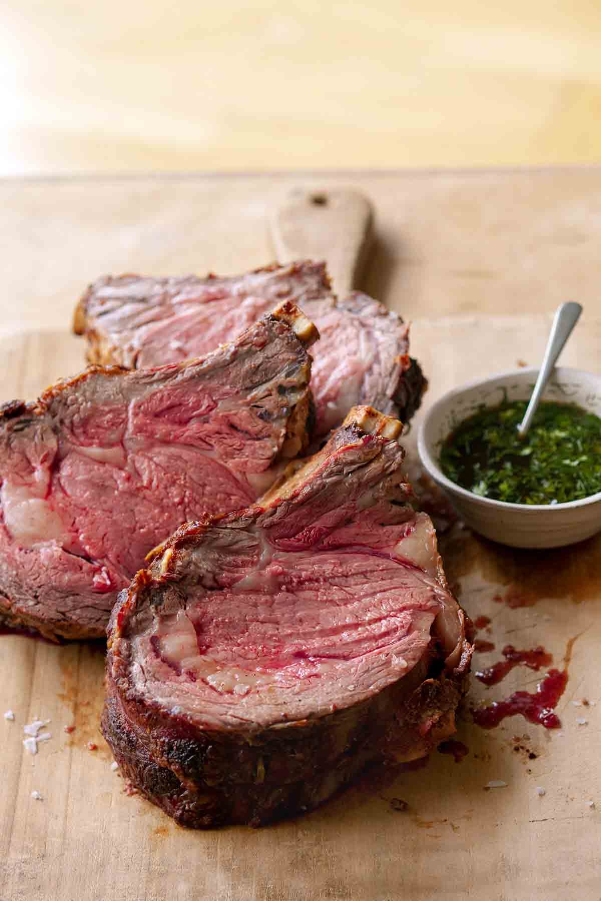 Standing Rib Roast with Jus