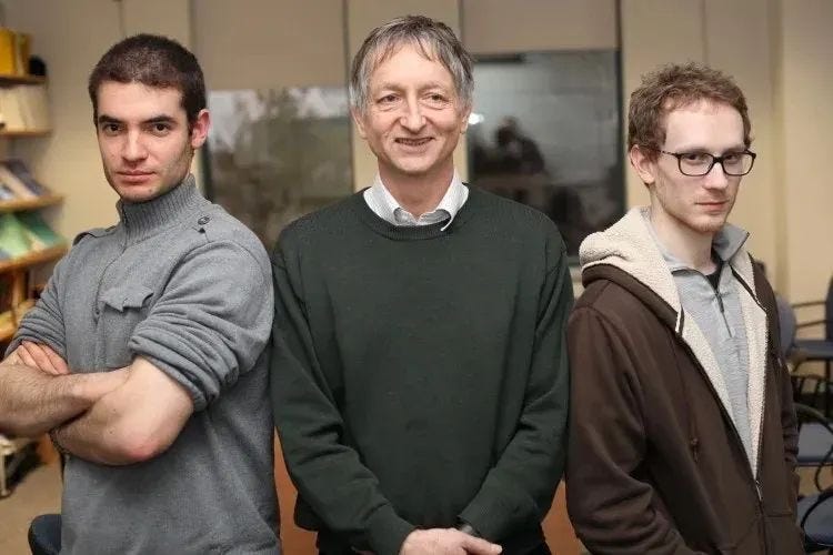 The Divergent Paths of the Fathers: A Dialectical Exegesis on the Relationship Between Geoffrey Hinton, Ilya Sutskever, and the Geometric Destiny of Artificial Intelligence