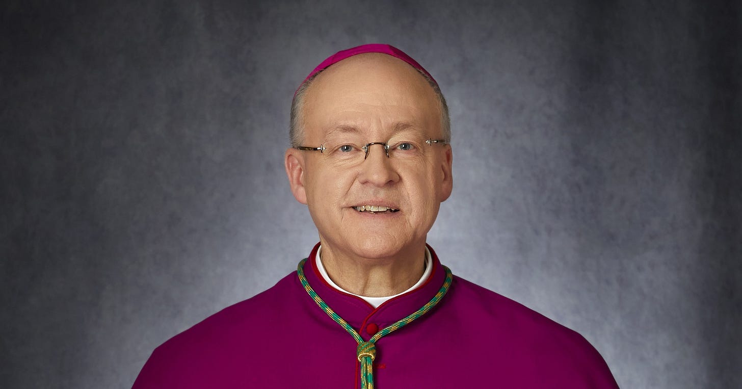 Archbishop Jeffrey S. Grob of Milwaukee in his official portrait Archbishop Jeffrey S. Grob of Milwaukee in his official portrait