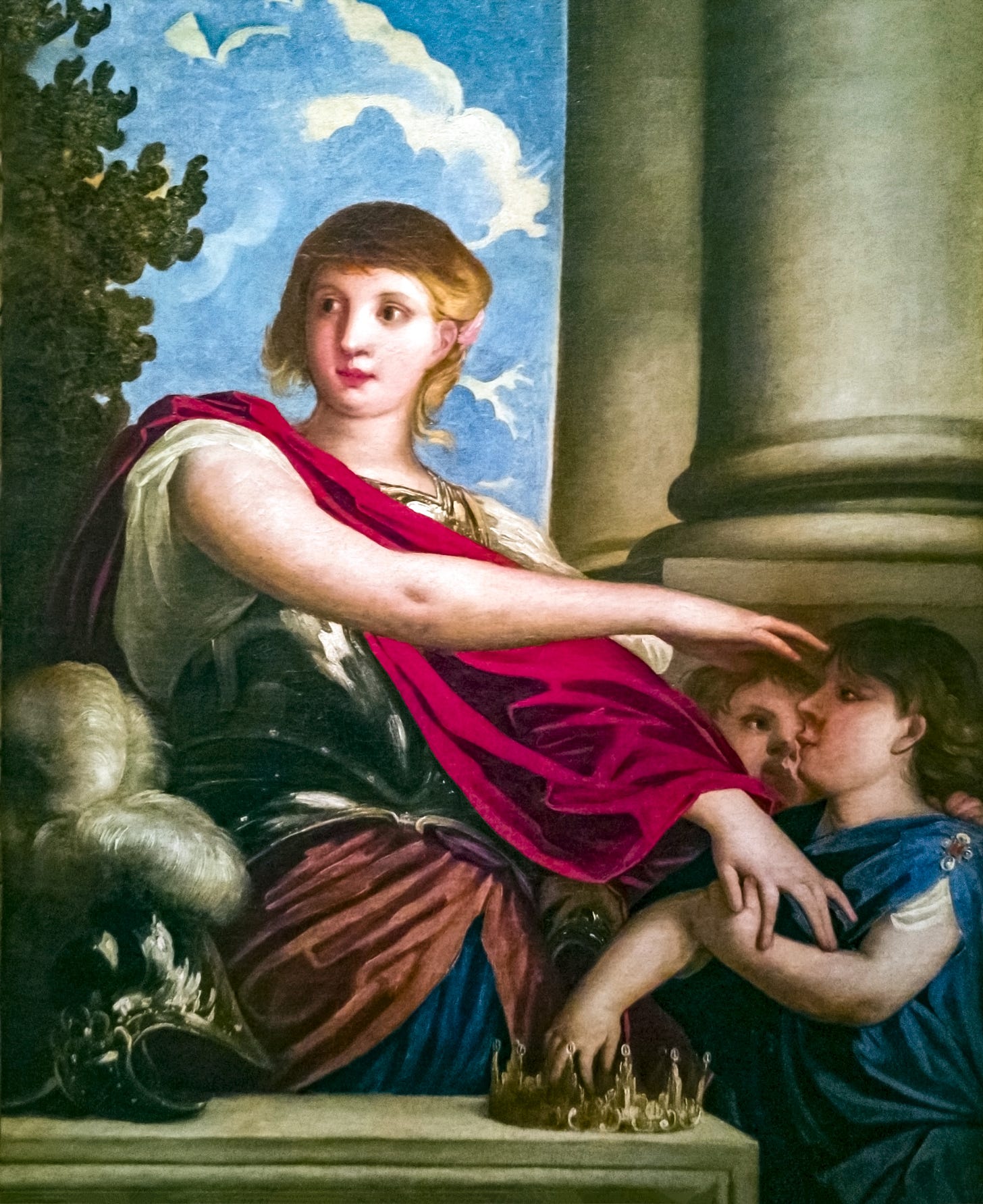 Cornelia Pointing to Her Children by Angelica Kauffman