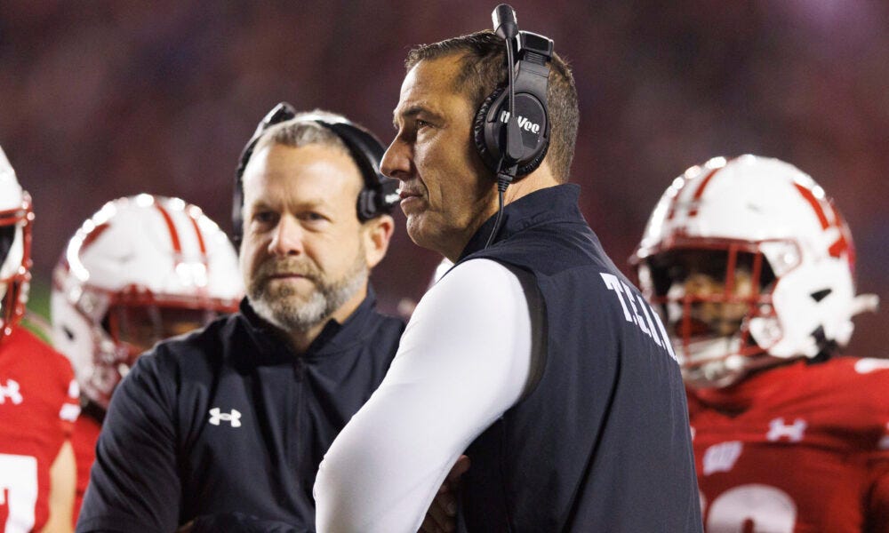 Wisconsin Badgers football head coach Luke Fickell