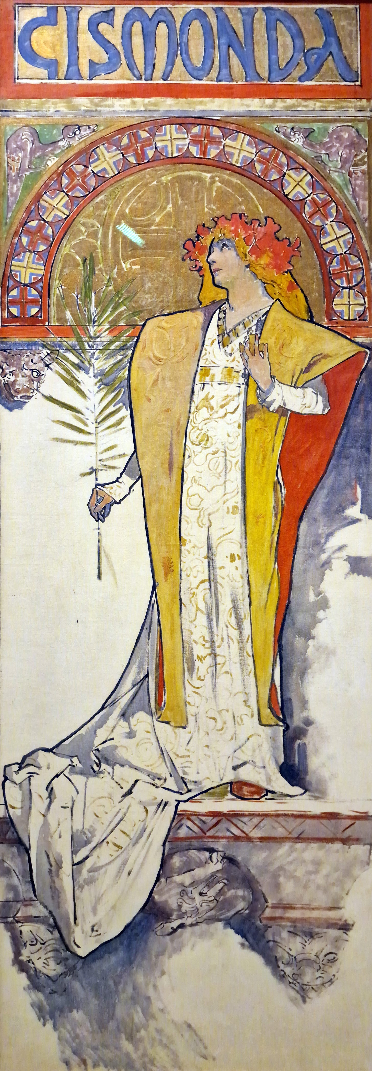 Alphonse Mucha, Gismonda, 1894 Alphonse Mucha, Gismonda, 1894